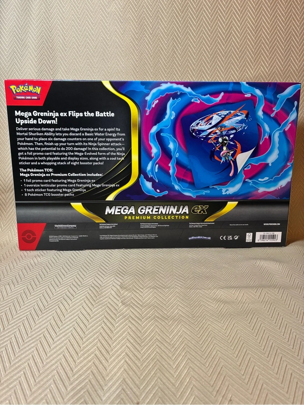 Mega Greninja GX Premium Collection Unopened Box